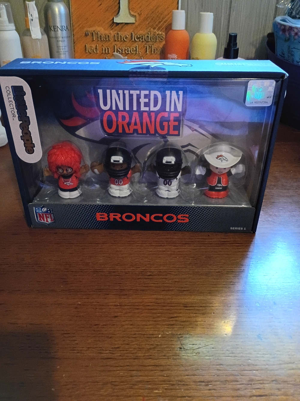NFL Denver Broncos United in Orange Collectible Figure Set - Orange/Black/White